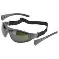 thumbnail image 1 of Delta Plus Elvex WELGG45WS5AF Go-Specs II Safety Glass with Replaceable Lens, Green Shade 5, 1 of 3