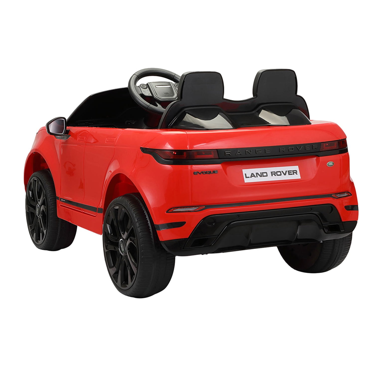CIPACHO Licensed Land Rover Ride on Cars Toy with 2.4G Remote Control, 12V Car for Kids, Double Doors, LED Lights, Red