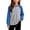 17#Blue, variant on Girls Long Sleeve Raglan Sweatshirt Color Block Crewneck Pullover Tops Fall Shirts