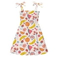 thumbnail image 1 of Robes Sans Manches à Imprimés de Fruits pour Tout-Petites Filles Robe de Fête de Danse Vêtements pour Enfants Robe Fille Vêtements Taille 3-4T, 1 of 3