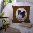 thumbnail image 3 of Carolines Treasures 7236PW1414 Papillon Fabric Decorative Pillow  14Hx14W multicolor, 3 of 4