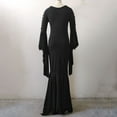 thumbnail image 4 of CHOYURME CHONYURM Morticia Floor Dress Costume Adult Women Gothic Witch Vintage dress, 4 of 5