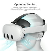 Open Facical Interface Compatiable for Meta Quest 3 Accessories-Black