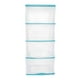 thumbnail image 1 of Cajonera Italhome 4 Niveles Plástico Aqua, 1 of 4