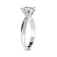 thumbnail image 4 of 2 Carat IGI Certified Radiant Shape Lab Grown Diamond Engagement Ring | 14K White Gold |Eloise Solitaire Knife Edge Lab Diamond Ring | FG-VS1-VS2 Quality Friendly Diamonds, 4 of 5