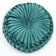 thumbnail image 1 of Cojín de sofá de terciopelo holandés de color sólido de lujo ligero con forma de calabaza, cosido a mano, cojín de cintura para silla con forma de rueda, 1 of 6