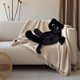 thumbnail image 5 of Gato Negro De Peluche Con Alas De Murciélago. Almohada De Peluche Suave Y Negra. Almohada Con Forma De Gato. Almohada Larga Con Forma De Gato Para Decorar. Gi Ft S, 5 of 8