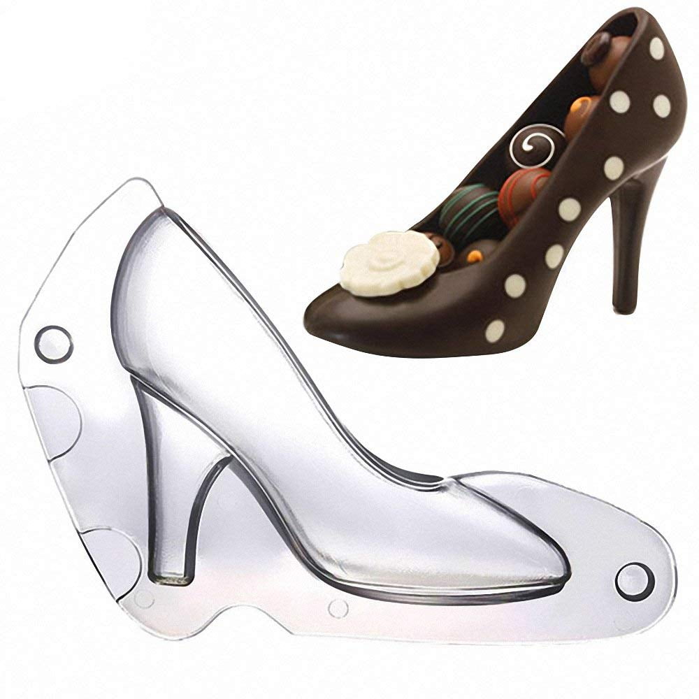 Women High Heel Mould Topper Chocolate Cake Candy Mold Tool Decor Cute Dess V5C7