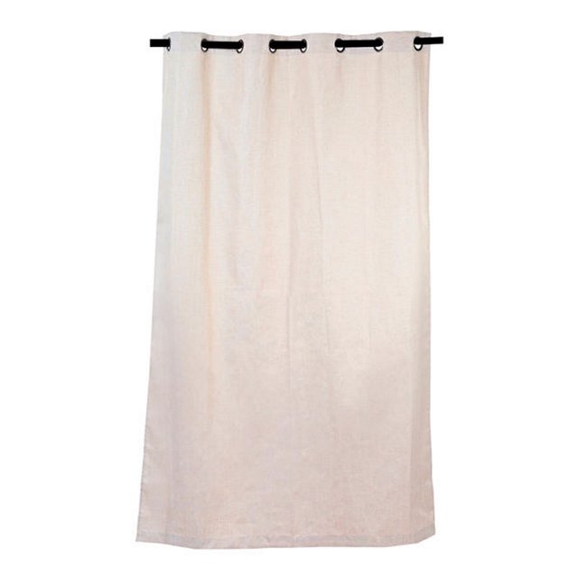 cortina decorativa poliéster miel ivory 210 x 135 cm