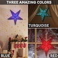 thumbnail image 4 of GalaxyArts - Chakra (Rouge, Moyen) - Lanterne Étoile en Papier, 4 of 4