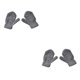 thumbnail image 2 of Sonducket 1 par de manoplas para niños Estilo simple Calentador de manos de color sólido Cómoda manopla gruesa para niños pequeños para Gris oscuro 2Conjunto, 2 of 6