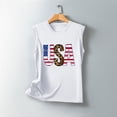 thumbnail image 4 of Nrmvnmi Tank Top for Women Patriotic Sleeveless Shirts 4th of July Tank Shirt American Flag Shirt Tees Mothers Day Gifts, 4 of 4