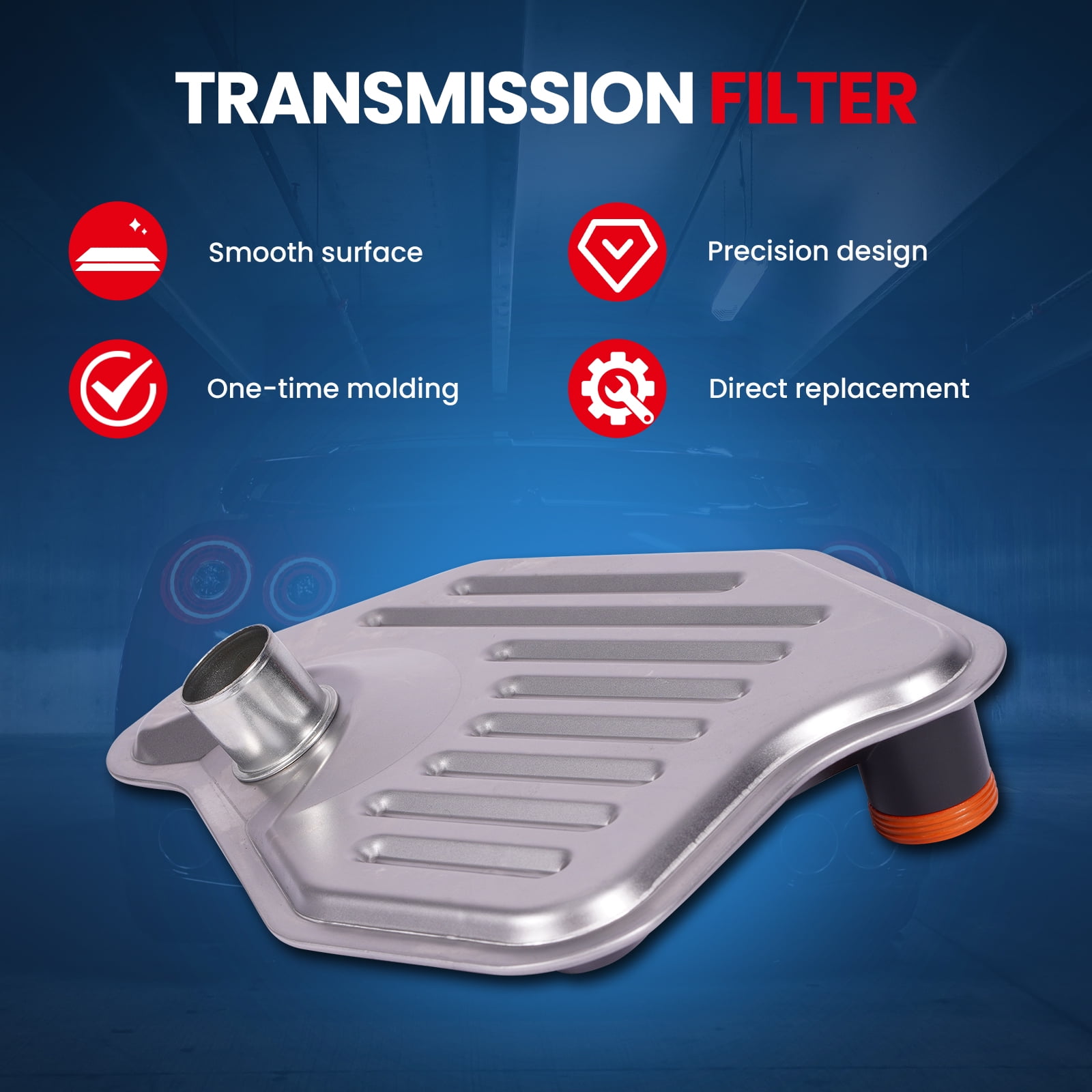 MOCA AUTOPARTS Automatic Transmission Filter Kit Fit for 2002-2014 Ford E-150 5.4L & 2013-2019 Blue Bird Vision School Bus 6.8L & 1996-2011 Lincoln Town Car 4.6L