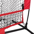 thumbnail image 2 of ZENY 5' x 5' Baseball Softball Practice Hitting Pitching Batting Net with Bow Frame,Carry Bag, + Ball Caddy, 2 of 10