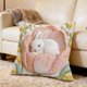thumbnail image 5 of Uuiauoio Cute Animals Decorative Throw Pillow Cover , Animals Family Animals Outdoor Pillow Cases Square Standard Cushion Cover for Sofa Couch Bed Car 17.72x17.72 inch, 5 of 6
