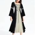 thumbnail image 3 of Ichuanyi Woman Dress Women's Vintage Floor Lengthe Gothic Cosplay Dress, 3 of 5