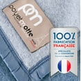 thumbnail image 5 of Poyet Motte Aubisque Heavyweight 100% Wool All Natural Blanket, Full/Queen Size, Blue/Light Blue, 5 of 9