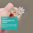 thumbnail image 4 of IFANLANDOR 2Ud Pinza De Garra De Flor Rosa Con Cristal Para Firme, 4 of 7