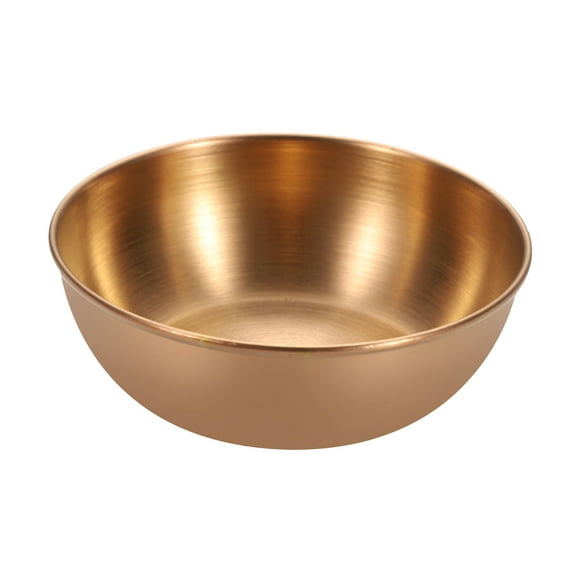 LSLJS Stainless Steel Sauce Dishes Mini Individual Saucers Bowl Round Seasoning Dishdipping Dishsauce Dishsushi Dipping Bowl Plates, Rose Gold, Bowls on Clearance