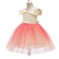 thumbnail image 3 of Toddler Rainbow Pageant Dresses for Girls Tutu Party Sparkly Princess Gown 2-10Years, 3 of 6