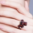 thumbnail image 3 of Fashion Crystal Ring Square Zircon Ring Magic Zirconia Opening Adjustable RingThe Best Gift for A Loved One, 3 of 4