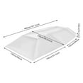 thumbnail image 2 of 4.6*2.3m Car Sun Shade Umbrella Cover Tent, Car Canopy Cover, Car Awning Cover for Cars with Sunroofs, 2 of 20