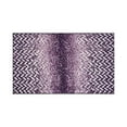 thumbnail image 2 of Better Trends Bath Rug 24” x 40” Bathroom Rug Mat Non-Slip Micro Polyester Bath Rugs for Bathroom Floor, Shower, Tub, Toilet Casablanca Collection - (Purple), 2 of 5