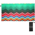 thumbnail image 2 of Dreamtimes Mexican Serape Blanket Stripes Beach Towel, Sand Free Super Absorbent Oversized Travel Towel with Mesh Bag for Beach,Camping, Swimming, Holiday, 30"x 60", 2 of 7