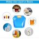 thumbnail image 5 of 2.6 Gallon Collapsible Water Container Bag, 4 Pack Plastic Storage Jug Folding Water Bag for Camping, Hiking, Emergency Water Storage, 5 of 5