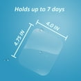 thumbnail image 6 of Nexcare Tegaderm Waterproof Dressing, Hospital Grade Bandages, 4" x 4 3/4", 4 Count, 6 of 13