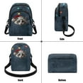 thumbnail image 7 of TSOVTHRID Cat Christmas Hat Denim Print Small Crossbody Bag for Women Cell Phone Purses Wallet Lightweight Travel Pouch Shoulder Bag with Adjustable Strap, 7 of 7