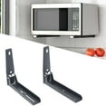 thumbnail image 5 of 2pcs Retractable Microwave Oven Bracket 304 Stainless Steel with Space-Saving Folding Design, Strong Load-Bearing Support, 5 of 9