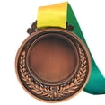 thumbnail image 3 of Premio Oro 2 Pulgadas Con Cinta para El Cuello Redonda Fiestas Competiciones (cobre), 3 of 4