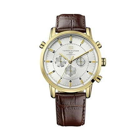 Gold and blue tommy hilfiger watch discount