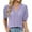 Purple, variant on Odbmxy Summer Plus Size Shirts for Women Short Sleeve Women Plus Size Tops Button up Casual Lace Regular Plain Tops,Green XL