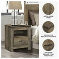 thumbnail image 3 of Signature Design by Ashley Trinell One Drawer Nightstand, Brown, 3 of 6