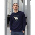 thumbnail image 2 of Great Experience Eagle Head Sweatshirt Men -Image by Shutterstock, Male x-Large, 2 of 4
