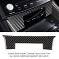 thumbnail image 4 of Center Console Cover Trim  Center Console Frame Carbon Fiber Center Console Decor Cover Trim For  IS250/300/350/200 T 2013-2018, 4 of 8