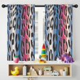 thumbnail image 5 of Blackout Kids Curtains,Colorful and Black Of Leopard Print Childrens Insulated Curtains Set Of 2,Bedroom Essentials,Toddler Room Decor 42"x54", 5 of 5