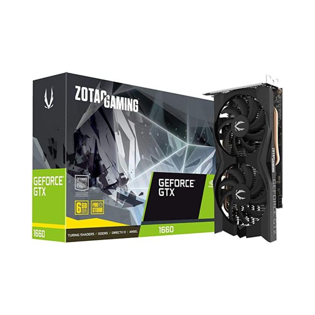 TARJETA DE VIDEO ZOTAC GTX 1660 SUPER GAMING 6GB GDDR6 ZT-T16620F-10L