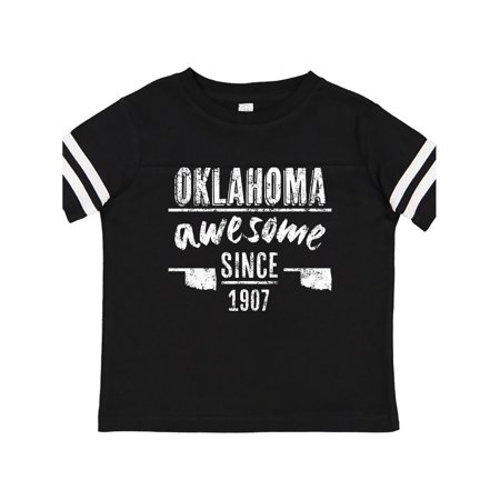 

Inktastic Oklahoma Awesome Since 1907 Gift Toddler Boy or Toddler Girl T-Shirt