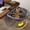 Grey, variant on Foldable Cat Bed for Desks, Space-Saving Semi-Circular Pet Perch with Sunken Mesh Design, Breathable Desktop Mount for Cats Up to 40 Lbs