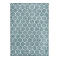thumbnail image 3 of Unique Loom Trellis Shag Collection Area Rug - Ruby (9' x 12' Rectangle Light Blue/Ivory), 3 of 12