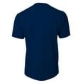 thumbnail image 2 of A4 2-Button Mesh Henley For Youth Male in Navy | NB4130, 2 of 3