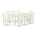 thumbnail image 2 of East West Furniture Dining Room Set Linen White, DODA9-LWH-W, 2 of 6
