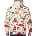 thumbnail image 6 of Bingfone Cartoon Mushrooms Men'S Drawstring Hoodie Long Sleeve Pocket Sweatshirts-Xx-Large, 6 of 9