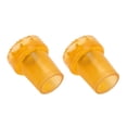 thumbnail image 3 of 2 almohadillas protectoras para pies de muleta, resistentes al desgaste, redondas, giratorias 360 grados, de goma gruesa, color naranja., 3 of 14