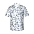 thumbnail image 2 of Picia Dock Rudder Gentle Cotton Regular Fit Short Sleeve Casual Hawaiian Shirt for Men-3X-Large, 2 of 9