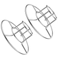 thumbnail image 2 of Miangastore Rack Roasting Pan Silver 2Set 7.5X7.5X2.8In Stainless Steel For Oven Use, 2 of 8