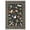 Black, variant on FairOnly Cats & Flowers Printed Brown 2'x6' Runner Rug Ultra Thin Washable Pet Friendly Non Slip Rug for Kitchen Bedroom Bathroom